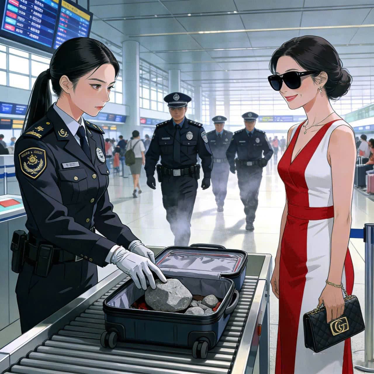 Hai hòn đá trong va li